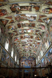 Up Close: Michelangelo's Sistine Chapel at the Oculus, World Trade Center, NYC