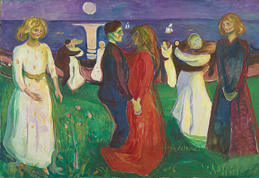 The Met Museum Edvard Munch Between the Clock and the Bed