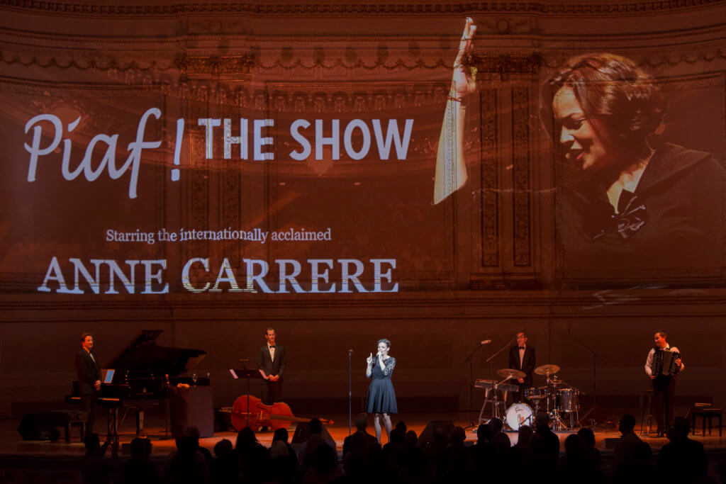 Piaf The Show New York City Florence Gould Hall Anne Carrere