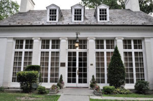 Bronxville Women's Club, front entrance