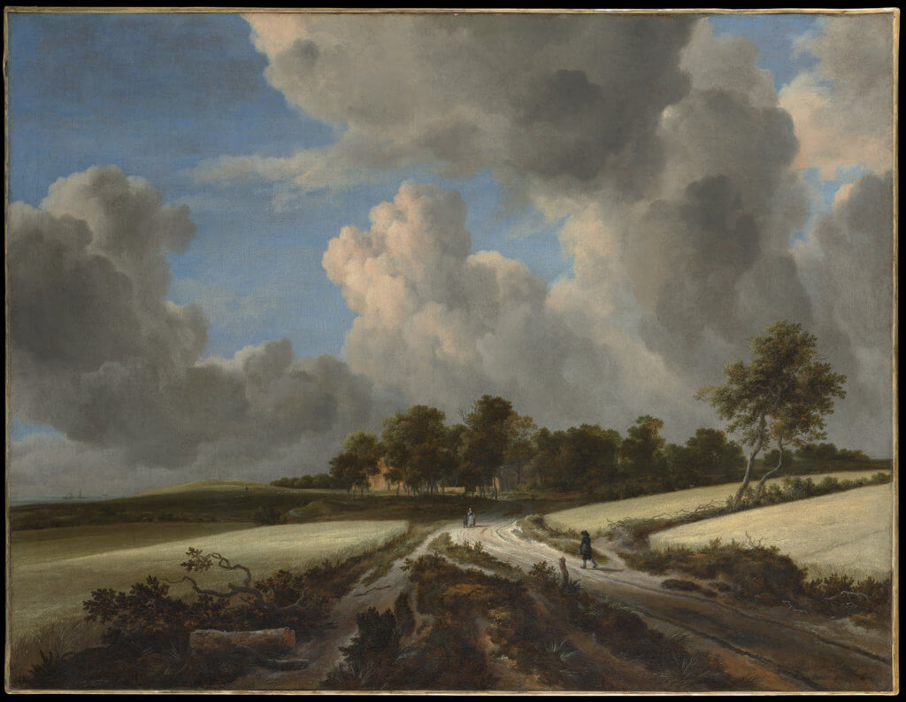 Amsterdam Wheat Fields by Jacob van Ruisdael at the Metropolitan Art Museum, New York