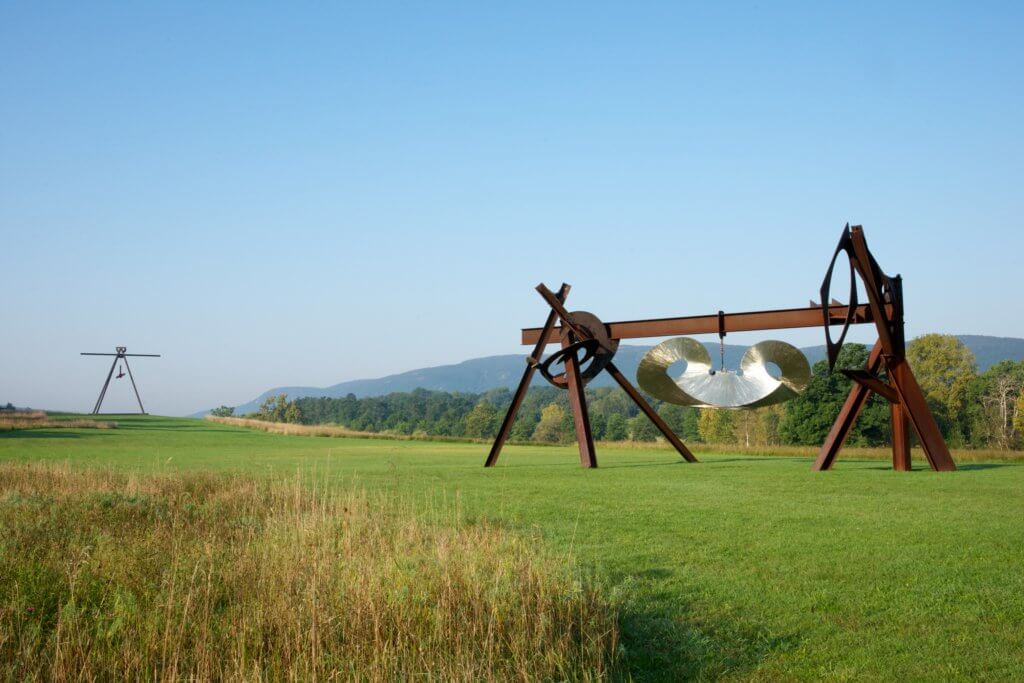 Pyramidian by Mark di Suvero at Storm King Art Center