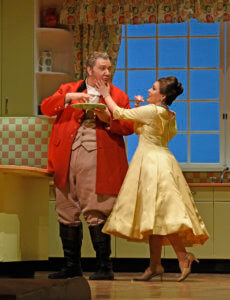 Ailyn Pérez as Alice and Ambrogio Maestri in the title role of Verdi's "Falstaff." 