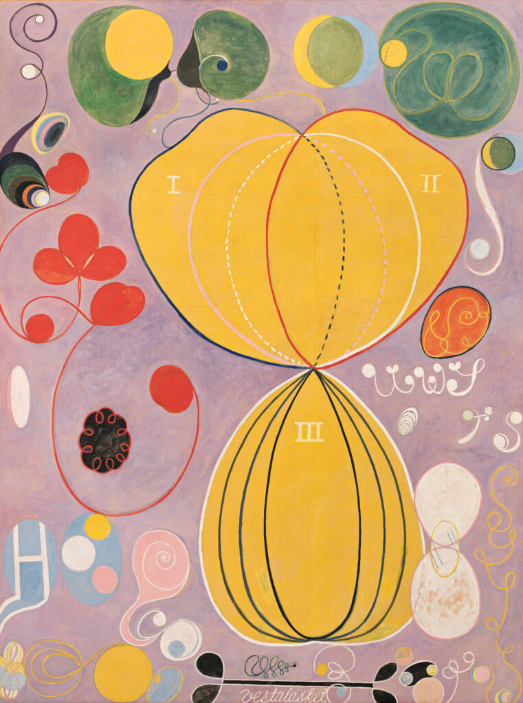 Hilma af Klint, Group IV, The Ten Largest, No. 7, Adulthood, 1907