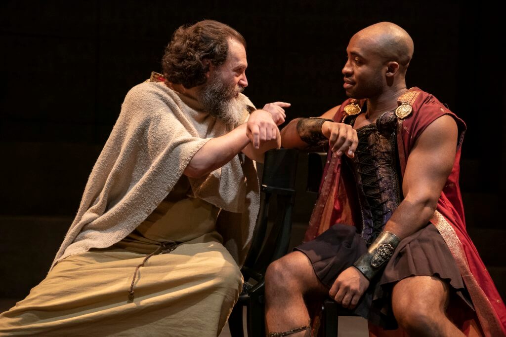 Michael Stuhlbarg and Austin Smith in Socrates