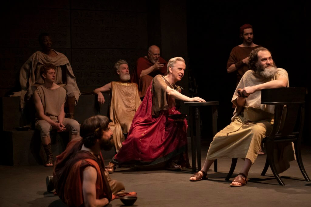 A scene from Socrates at The Public Theater 