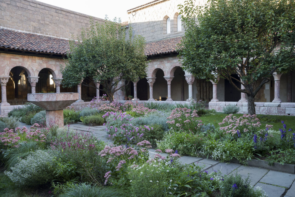 Judy Black Garden in Cuxa Cloister at The Met Cloisters