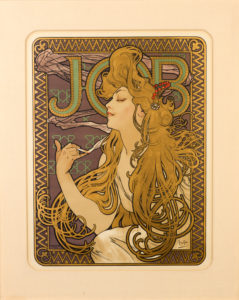 Art Nouveau posters at Poster House by Alphonse Mucha Job [1896] Lithograph