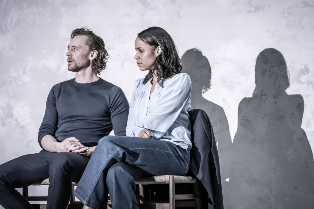 Tom Hiddleston and Zawe Ashton in BETRAYAL at London's Harold Pinter Theatre 