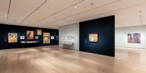 Installation view of Félix Fénéon: The Anarchist and the Avant-Garde—From Signac to Matisse and Beyond, 